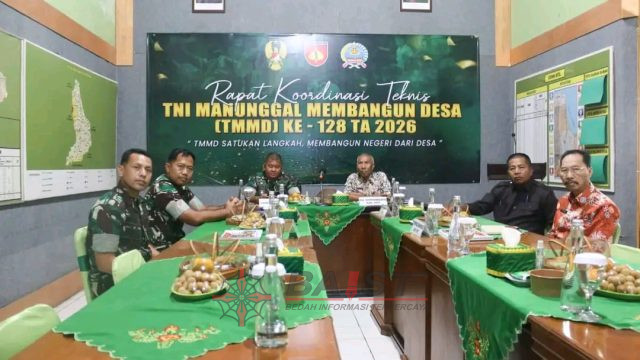 Wujudkan Pembangunan dari Desa, DPRD Pati Samsi Ikuti Rakornis TMMD ke-128 Tahun 2026 Bersama Kodim 1807/Pati
