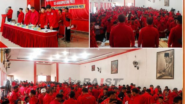 Lautan Merah Menggema di Pati! Ribuan Kader Banteng Padati Musancab Serentak, Mesin Politik Mulai Dipanaskan