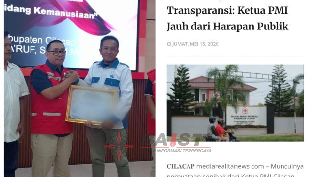Dinilai Tebang Pilih Media dan Lempar Isu “Berita Pesanan”, Ketua PMI Cilacap Ditantang Buka Data Secara Jantan