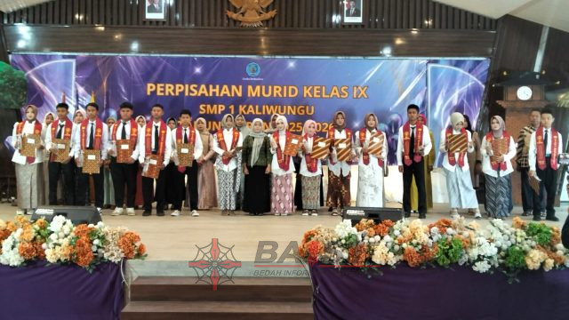 Penuh Kesan, Kenangan, Kesuksesan Dimasa Depan Dalam Acara Perpisahan SMP 1 Kaliwungu
