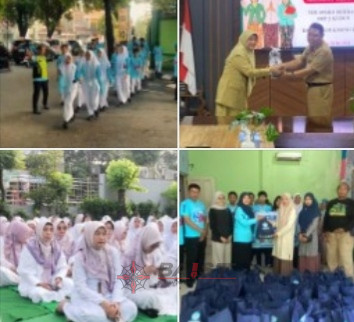 HUT Ke-66 SMP 2 Kudus, Adakan Kegiatan Sangat Sederhana Syarat Makna, Baksos Hingga Do’a Bersama
