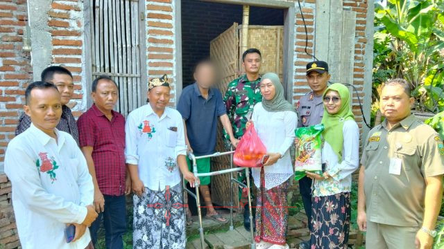 Pemdes Kedungdowo Kudus Hadir Beserta Lintas Sektoral, Beri Bantuan Sembako