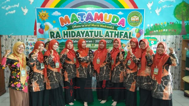 Sambut Hari Pertama Masuk, RA Hidayatul Athfal Jati Wetan Kudus Gelar Matamuda Ramah Anak