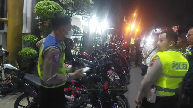 19 Sepeda Motor Diamankan Polisi Dalam Aksi Balap Liar di Jalan Jendral Sudirman Kudus