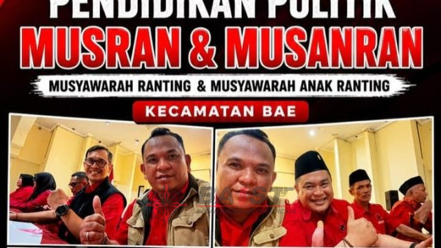 Bakar Semangat Kader, DPC PDIP Kudus Gelar Pendidikan Politik dan Musyawarah Ranting