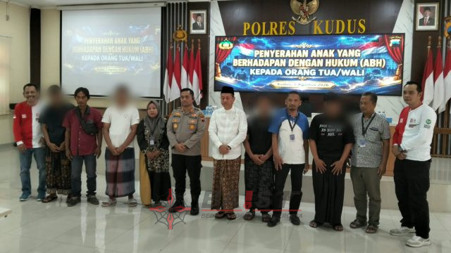 Polres Kudus Menangani Kenakalan Remaja Yang Berhadapan Hukum Dengan Cara Begini..