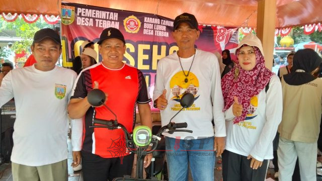 Ribuan Peserta Meriahkan Jalan Sehat Bareng Mbah Inggi Desa Terban, Dalam Peringatan HUT RI Ke-81