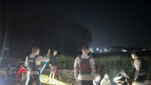 Diduga Hendak Tawuran Dijalan Lingkar Utara Desa Karangampel, Tiga Remaja Diamankan Polres Kudus