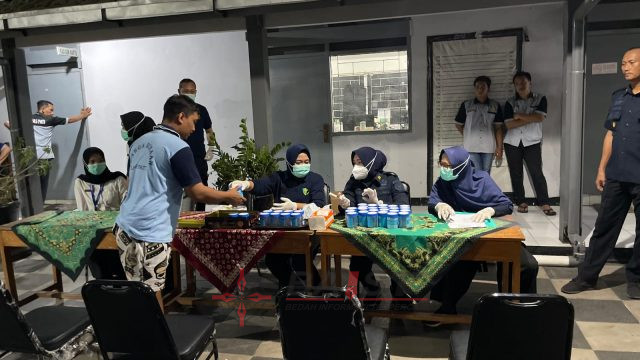 Lapas Pati Gelar Razia Gabungan dan Tes Urine, 41 Warga Binaan Dinyatakan Negatif