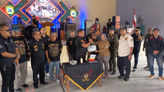 Peringatan HUT Ke-10 DPC Lindu Aji Kudus Gelar Aksi Sosial Bagi Ratusan Sembako, Hingga Santunan Yatim